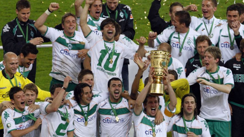 "Werder" triumfē Vācijas kausa izcīņā!
Foto: AFP