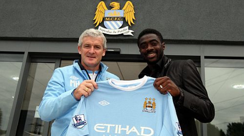 Marks Hjūzs un Kolo Turē
Foto: mcfc.com