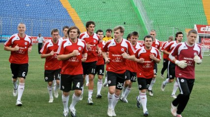 Latvijas izlase trenējas Hondurasā
Foto: LFF