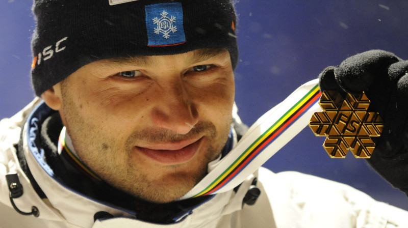 Divkārtējais olimpiskais čempions slēpošanā Andrus Vērpalu
Foto: Scanpix/AP