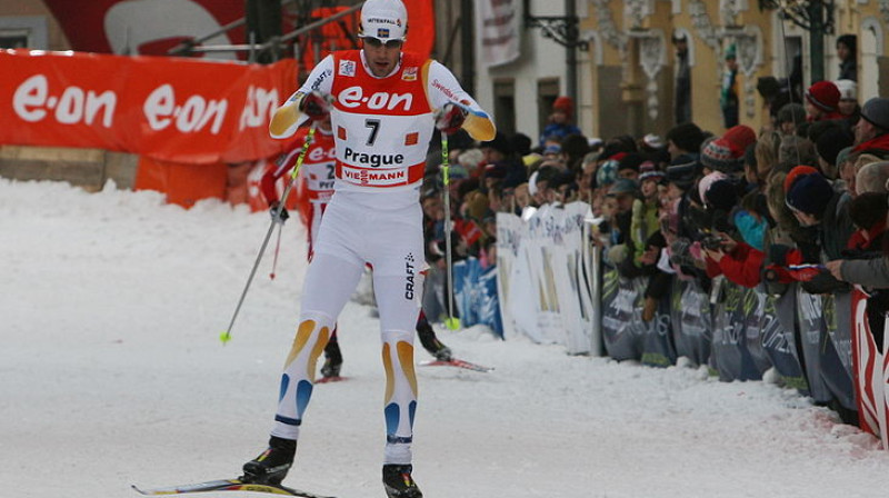 Skandināivjas kausā "Reiņa trasē" startēs arī pasaules vicečempions sprintā Mats Larsons no Zviedrijas.
Foto Petrs Novaks