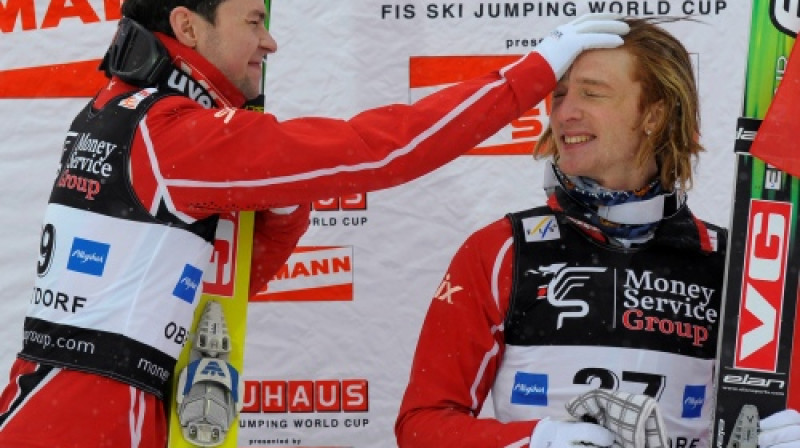 Anderss Jakobsens (pa kreisi) un Johans Remens Evansens 
Foto: AP/ Scanpix Sweden