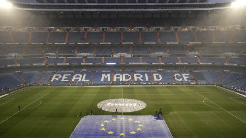 Madrides "Real" mājvieta - "Santiago Bernabeu"
Foto: AFP/ Scanpix