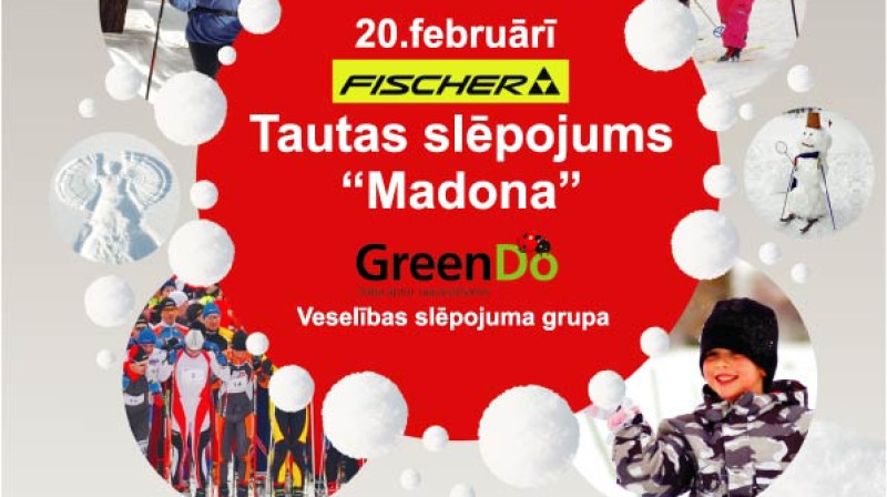 Fischer tautas slēpojums „Madona” un GreenDo veselības grupa -20.02.2010.