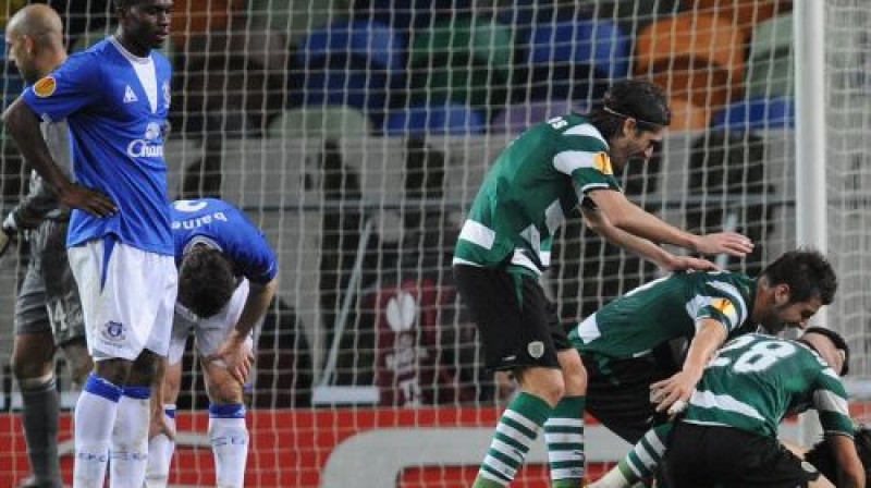 ''Sporting'' līksmo, ''Everton'' - ne...
Foto: AP/Scanpix