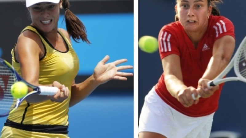 Ana Ivanoviča pret Anastasiju Sevastovu
Foto: AP/Scanpix