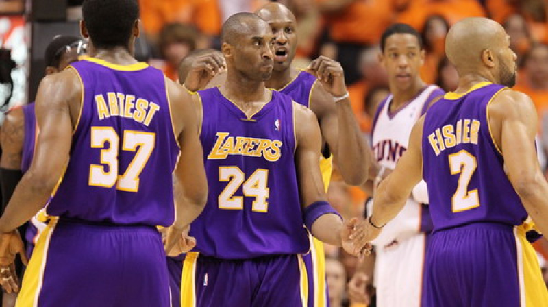 Losandželosas "Lakers" uzvar Rietumu konferencē
Foto: AP/Scanpix