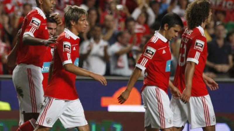 Lisabonas "Benfica" futbolisti
Foto: AP/Scanpix