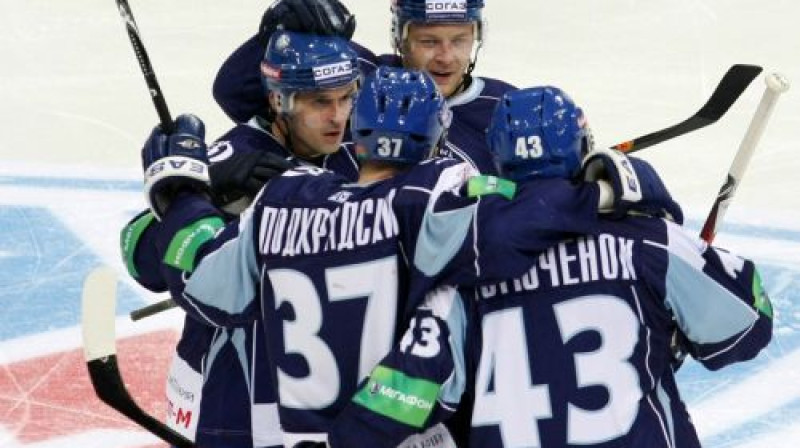 Minskas ''Dinamo'' hokejistiem pamats priecāties
Foto: hcdinamo.org