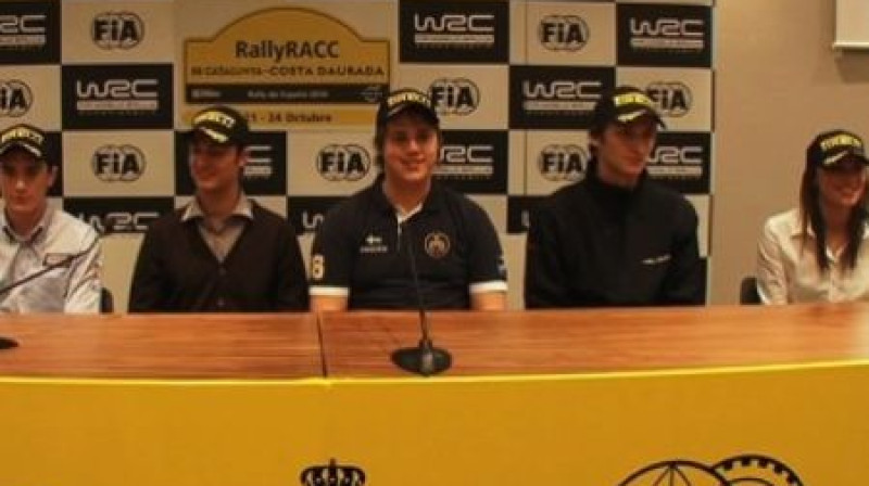 Nākamā gada WRC rallija akadēmijas dalībnieki
Foto: wrc.com