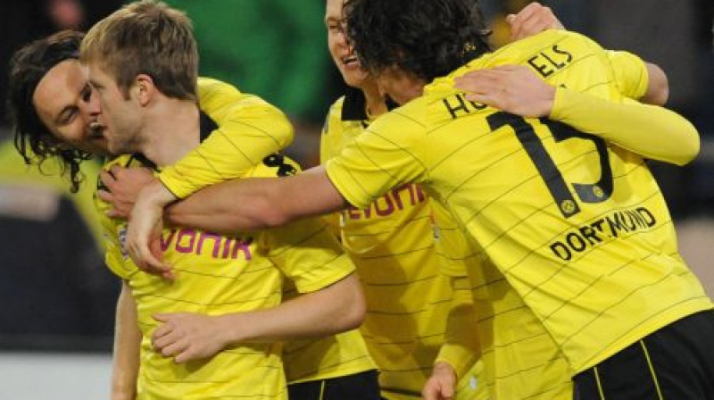 Bundeslīgas līderi - Dortmundes "Borussia"
Foto: AFP/Scanpix