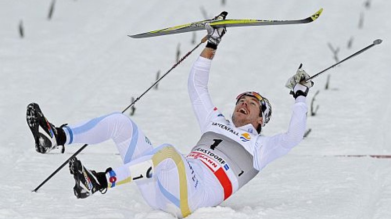 Emila Junsona uzvaras prieks
Foto: AP/Scanpix