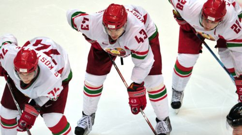 Baltkrievijas hokejisti ir gatavi
Foto: AFP/Scanpix