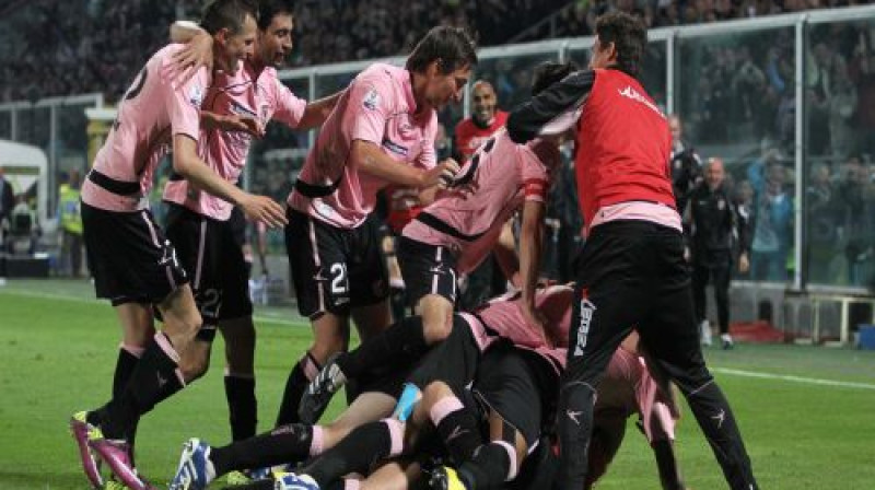 ''Palermo'' futbolisti var priecāties
Foto: digitale/Scanpix