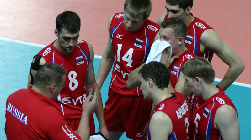 Krievijas izlases volejbolisti
Foto: fivb.org