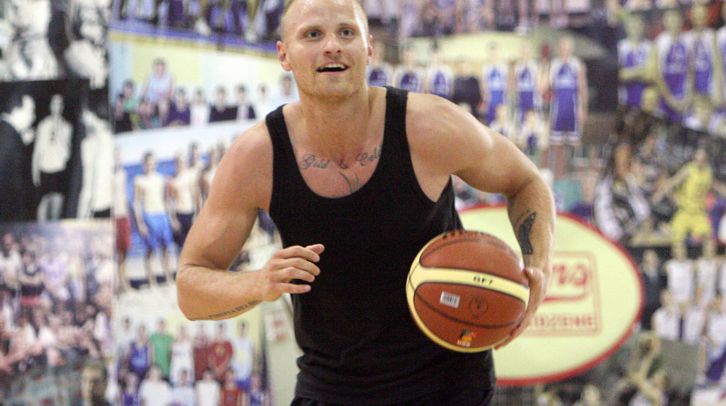 Renārs Zeltiņš "Ghetto Basket" izlases treniņā
Foto: Renārs Buivids