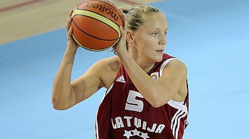 Sabīne Niedola nebija vilcēja izšķirošajā spēlē 
Foto: FIBA Europe