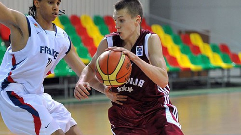 Kaspars Vecvagars Eiropas U16 čempionātā 2009.gadā
Foto: fibaeurope.com