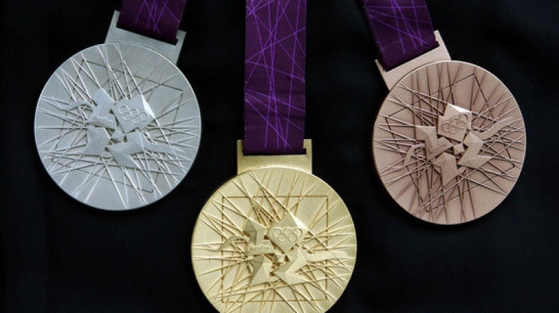 Londonas olimpiādes medaļas
Foto: PA Wire/Scanpix
