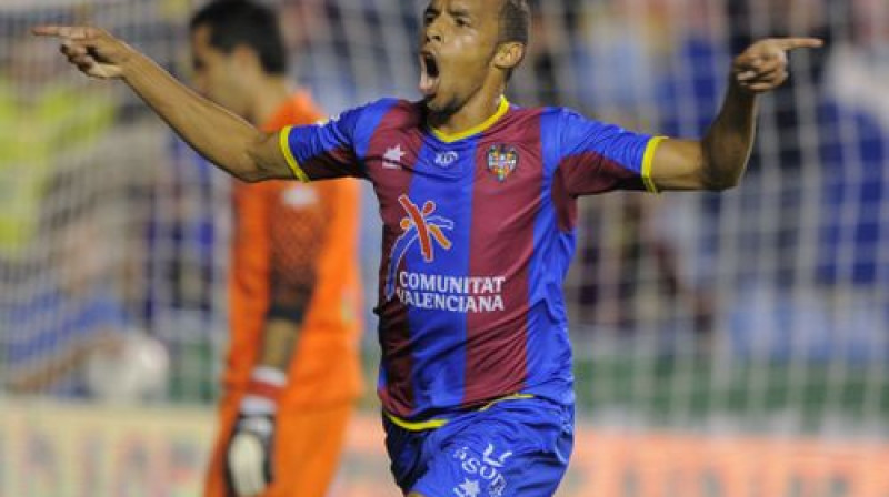 "Levante" otro vārtu guvējs Valdo Lopess
Foto: AFP/Scanpix