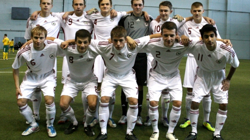 Latvijas U19 izlase futbolā 
Foto: V.Sopirins, LFF.lv