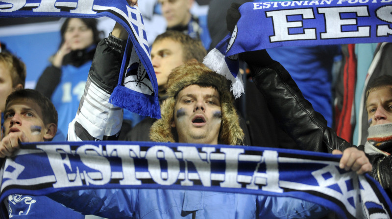 Iespējams, Igaunijas futbola līdzjutējiem būs iespēja baudīt savas komandas spēli uzreiz pret divām EURO 2012 dalībniecēm
Foto: Romāns Kokšarovs, SA
