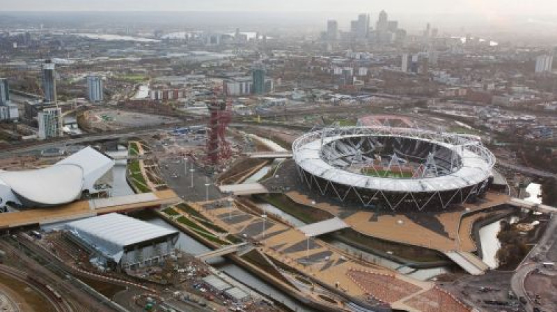 Londonas olimpiskais stadions
Foto: AFP/Scanpix