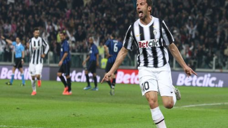 Alesandro Del Pjēro dubultoja ''Juventus'' pārsvaru
Foto: digitale/Scanpix