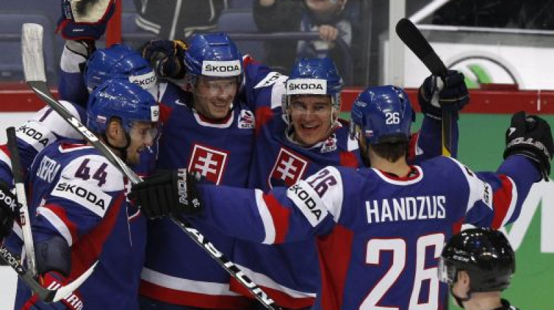Slovākijas hokejisti
Foto: Reuters/Scanpix
