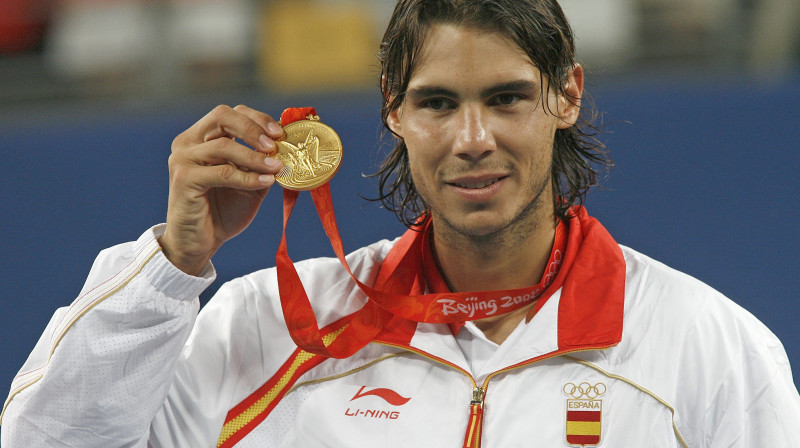 Rafaels Nadals pirms četriem gadiem Pekinā
Foto: TopFoto/Scanpix