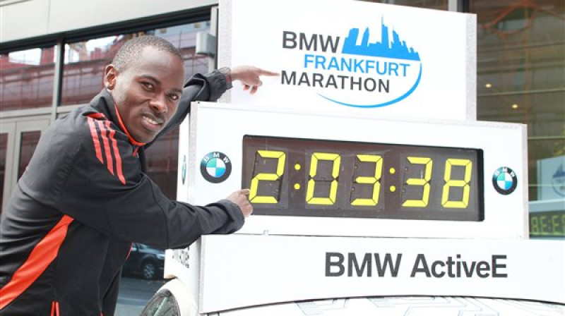 Patriks Makau pirms Frankfurtes maratona
Foto: IAAF