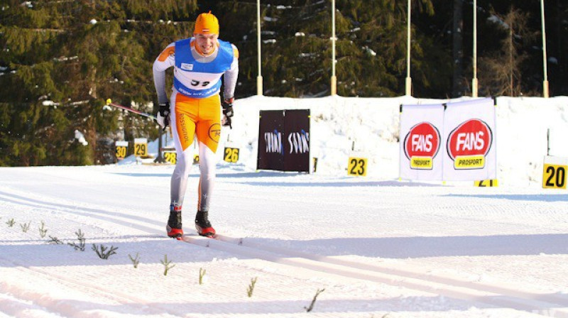 Uzvara Arvim Liepiņam nāca grūtā cīņā. Teicams panākums. Foto:Infoski.lv