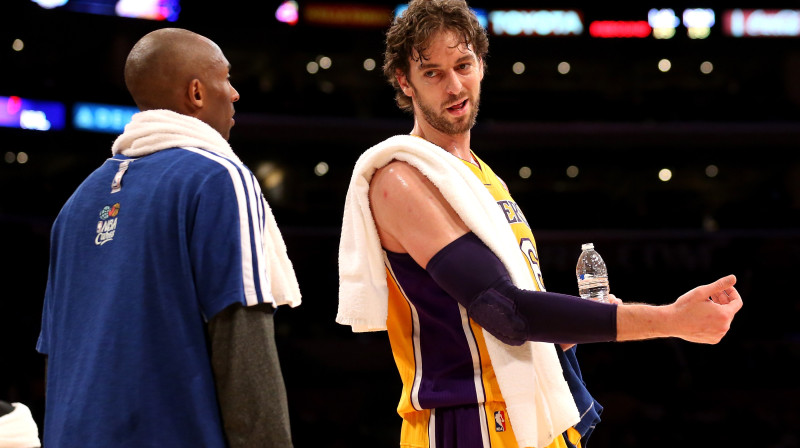 Kobe Braients un Pau Gazols
Foto: AFP