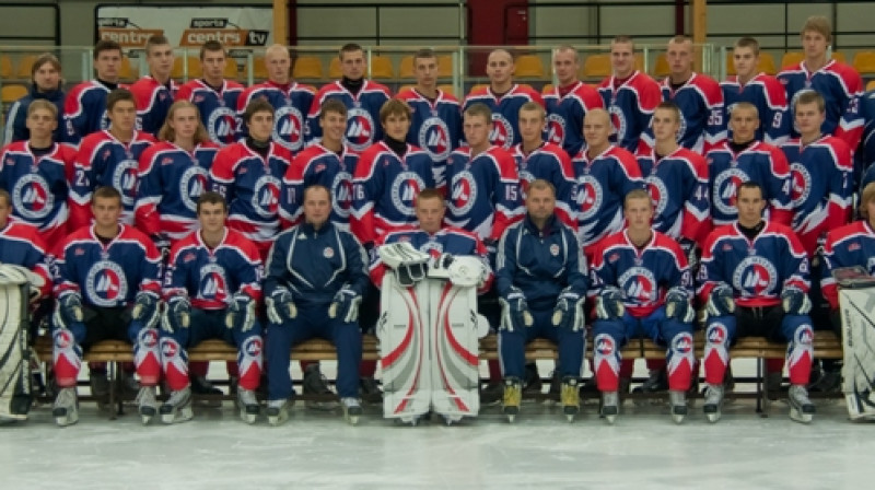 Hokeja klubs ''Liepājas metalurgs-2''.
Foto:khl/mhl/ru