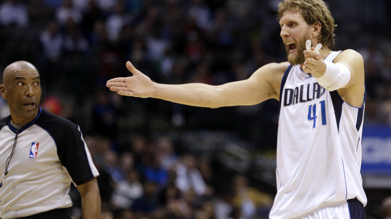 Dalasas "Mavericks" līderis Dirks Novickis 
Foto: AP/Scanpix