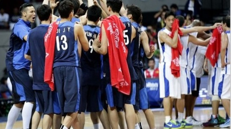 Korejas Republikas basketbolisti svin uzvaru pār Taivānu
Foto: AP/Scanpix