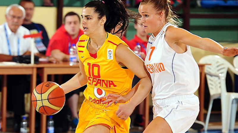 Spānijas U18 izlases līdere Letīsija Romero
Foto: www.fibaeurope.com