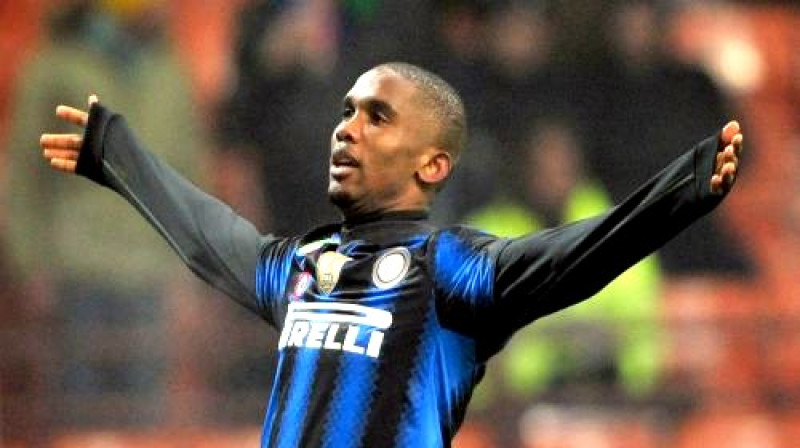 Samuels Eto'o "Inter" formā
Foto: AP/Scanpix