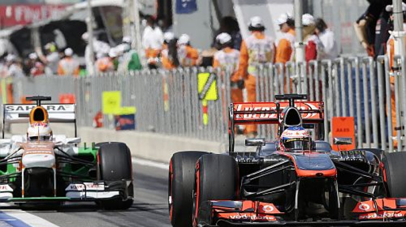 "McLaren" un "Force India" piloti
Foto: TT NYHETSBYRN/Scanpix