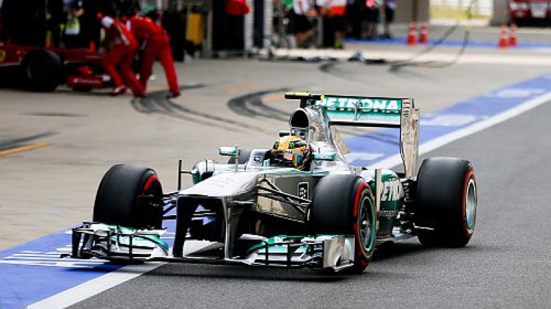 "Mercedes" komandas pilots Luiss Hamiltons
Foto: TT NYHETSBYRN/Scanpix