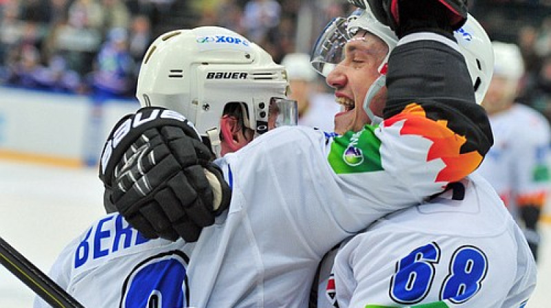 "Severstal" hokejisti
Foto: ITAR-TASS/Scanpix