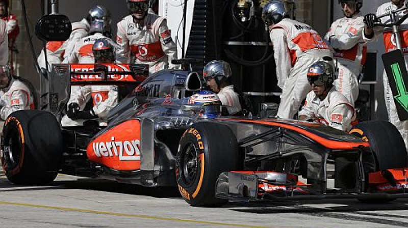 "McLaren" komandas pitstops
Foto: TT NYHETSBYRN/Scanpix