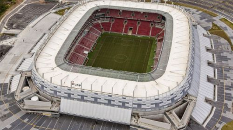 "Pernambuco" stadions Brazīlijā uzņems piecas PK2014 spēles
Foto:AP/Scanpix