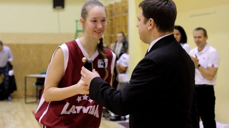 Digna Strautmane: Baltijas jūras kausa izcīņas vērtīgākā spēlētāja U16 grupā.
Foto: basket.ee