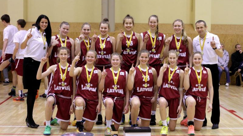 Latvijas U16 izlase - Baltijas jūras kausa ieguvēja 
Foto: basket.ee