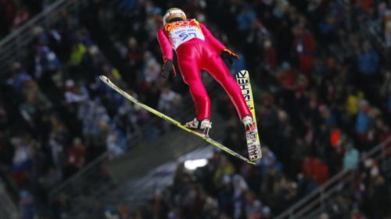 Kamils Stohs lidojumā
Foto:AP/Scanpix