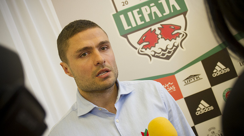 FK "Liepāja" prezidents Māris Verpakovskis.
