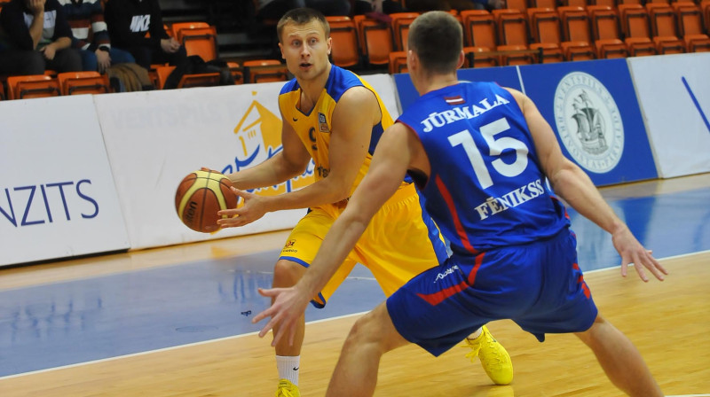 Mārtiņš Laksa šodien realizēja trīs no pieciem tālmetieniem
foto:bkventspils.lv