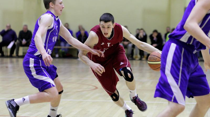 Rodions Kurucs dodas uzbrukumā
Foto: www.basket.lv