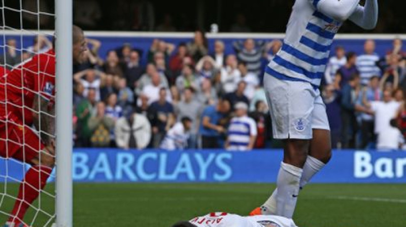 QPR spēlētāji pēc kārtējās nerealizētās iespējas
Foto: AFP/Scanpix